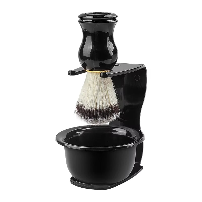 Professional Shaving Brush Set 3-In-1 Shave Kits with Shaving Brush, Shaving Bowl and Shaving Stand